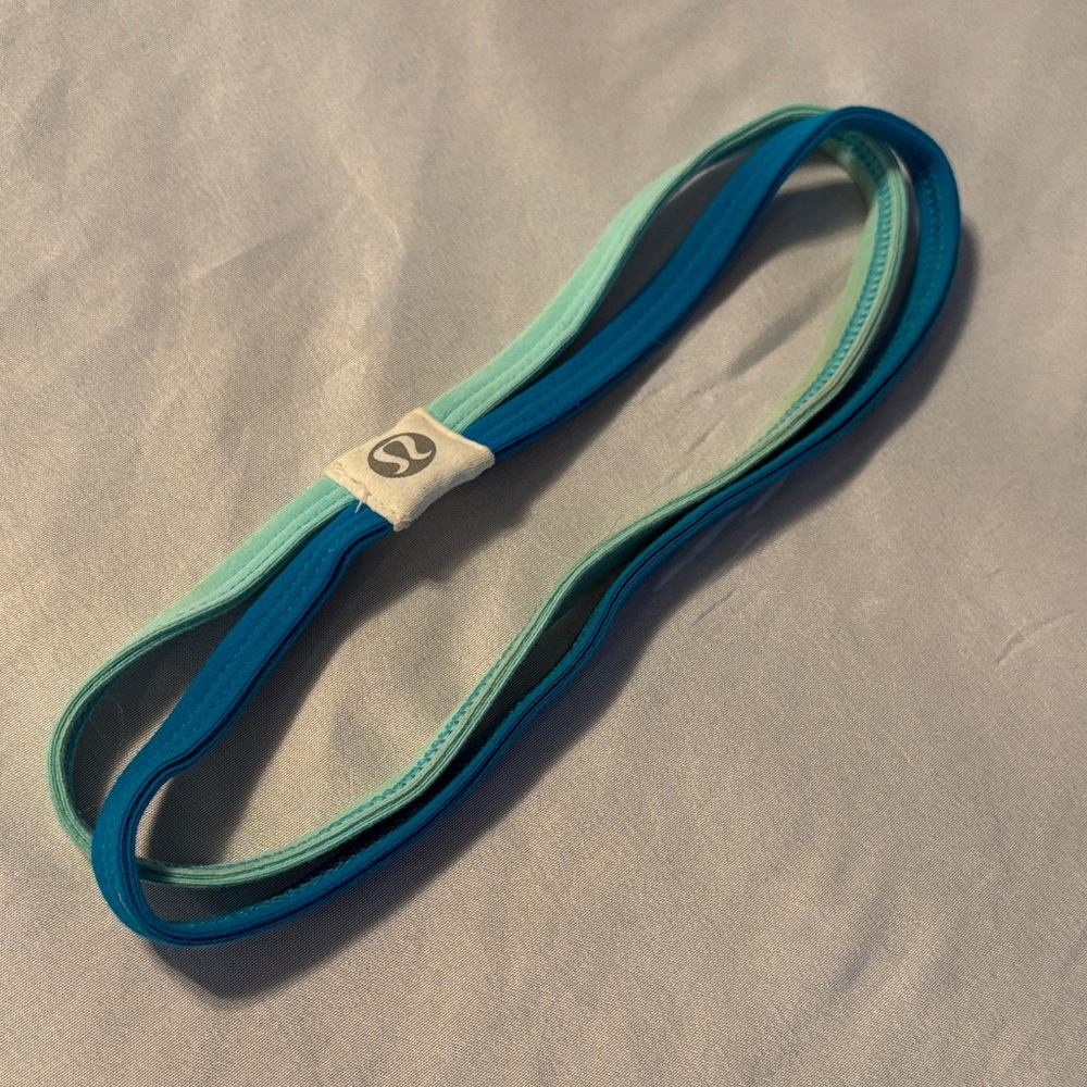 Lululemon Athletica Turquoise and Aqua Headband